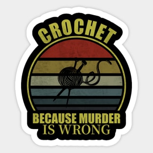 crochet Sticker